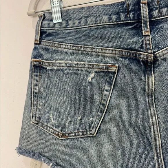 AGOLDE Parker denim shorts in dark wash - Picture 15 of 15